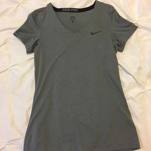 Nike Pro v-neck top